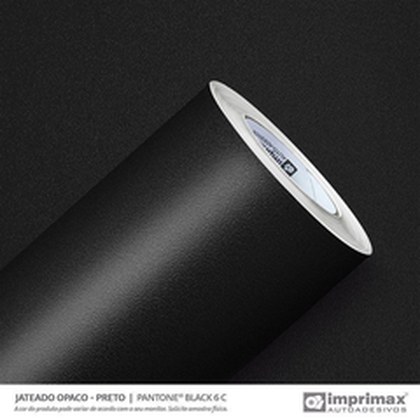 Vinil Jateado Preto Opaco